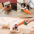 1pc Pet Knot Toy for Dog and Cat Carrot Shape Dog Chew Toys Cotton Rope Toys for Indoor Dogs Cat Toys Dog Accessories.