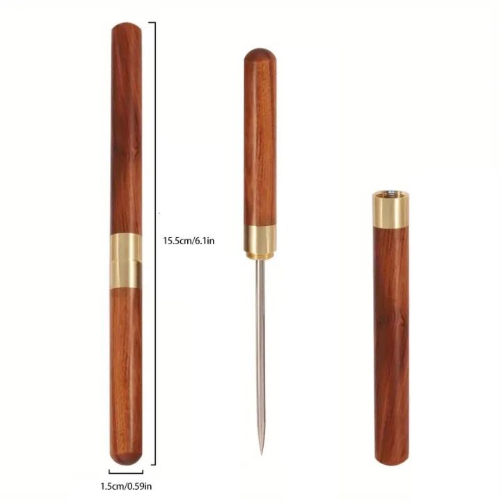 Portable%20Stainless%20Steel%20Ice%20Picks%20Wooden%20Handle%20Kitchen%20Home%20Bars%20Bartender%20Picnics%20Wood%20Pick%20Tool%20Tea%20Knife%20Needle%20Puer%20Cone%20-%20Image%203