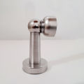 Zinc Alloy Magnetic Door Stopper Holder for Kids Safety, Stainless Steel, Wind and Slam Protection, 85 x 45mm. 