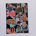 FRIENDS Central Perk Mini UNCUT sticker sheet - A6 size - 15x10 cm. 