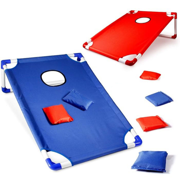 Portable%20Cornhole%20Set%20with%201%20Cornhole%20Game%20Board%20and%206%20Bean%20Bags%20for%20Yard%20Toss%20Game%20-%20Image%203