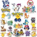 30pcs pokemon stickers kawaii Pikachu stickers for stake board laptops toys kids. 