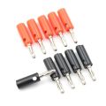 2 PCs banana jack j072 4mm banana jack female banana jack pin DIY black red DF Bangkok. 