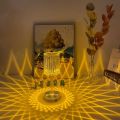 Beautiful Crystal Table Lamp Touch Remote Control Acrylic Night Lamp Rechargeable Bedside Lamp LED Night Light Room Lights Home Decoration. 