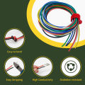 16 18 20 22 24 26 28 30 Gauge Silicone Electrical Wire Kit 6 Color Each 5ft Flexible 18 AWG Stranded Tinned Copper Wire. 