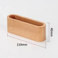 Wooden Business Card Holder Note Holder Display Rack Card Holder Office Supplies Stationery Desktop Accessories Storage Box. 