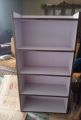 MSF 4-Tier Open Book Shelf With Steel Legs, Modern Book Rack, Bookcase, Super Quality Multi Storage Cabinet for Office, Kitchen, Bedroom, Livingroom, Study room, Shops, Nursery for Kids Bag Books, Wall Shelves, Show Cases for Home Decor. 