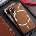 Case for Nothing Phone 2 2A Nothing Phone2A 1 2 funda bamboo wood pattern Leather cover for nothing phone1 phone2 phone 2a case. 