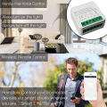 QNCX16A Wifi Mini Smart Switch Wireless 2 Way Control DIY Light Switches Smart Home Tuya Smart Life Alexa Alice  Home lightify. 