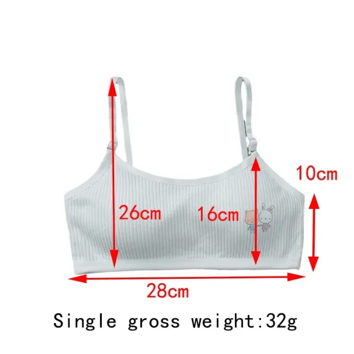 1/5pcs%20Adjustable%20Pure%20Cotton%20Vest%20for%20Elementary%20School%20Students%20During%20Middle%20School%20Development,%20Sports%20Bra,%20Training%20Bra%20-%20Image%203