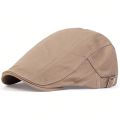 Men Light Board Solid Color Newsboy Caps British Painters Hats Spring and Summer Adjustable Flat Cap Hip Hop Berets.