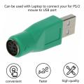 USB Male Port to PS/2 Female Converter Adapter for PC Computer Keyboard Mouse to USB 1.1 2.0 Min Computer Converter Accessories. 