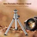 Mini Tripod Flexible 2 Section Stand Holder Projector Camera Alloy Desktop Tripod Mobile Phone LED DLP Projectors Mount Bracket. 