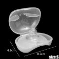 2Pcs/Box Silicone Nipple Protector Ultra-thin Butterfly Shape Anti-bite Teat Protection Shields Nursing Supplies.