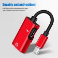 Type C To 3.5mm Jack Adapter For Xiaomi Huawei Type C Audio Splitter Headphone Cable Earphone Aux 3.5 Adapter Charger Usb-C. 