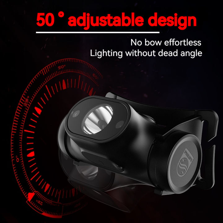 PHILIPS%20SFL1851%20LED%20Headlamp%20Sensor%20Head%20Flashlight%20Ten%20Types%20of%20Lighting%20Type-C%20Rechargeable%20Headlight%20Outdoor%20Camping%20Fishing%20-%20Image%206