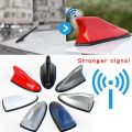 Waterproof Universal Car Radio Antenna Shark Fin Roof Decorative Antenna with Adhesive Tape Base with FM/AM Radio Function. 