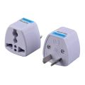 1PC Universal US UK AU To EU Plug USA To Euro Europe Travel Wall AC Power Charger Outlet Adapter Converter 2 Round Pin Socket.