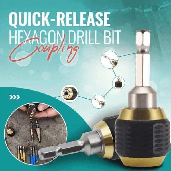 Quick connector bit holder Quick release hexagon drill bit