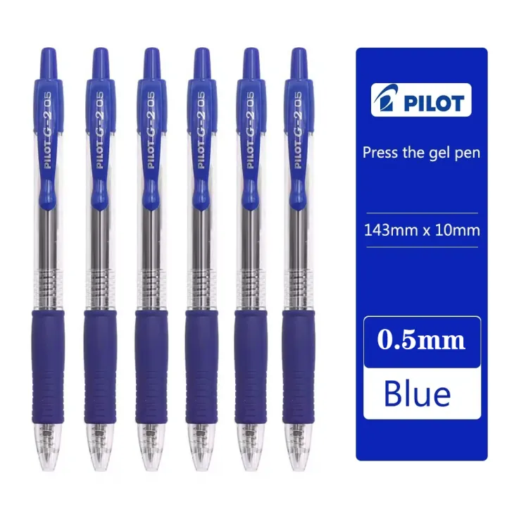 6pcs%20Japan%20Pilot%20Gel%20Pen%20BL-G2%200.7mm%20Ballpoint%20Pen%20Art%20Supplies%20Office%20Accessories%20Student%20School%20Stationery%20Large%20Capacity%20-%20Image%207