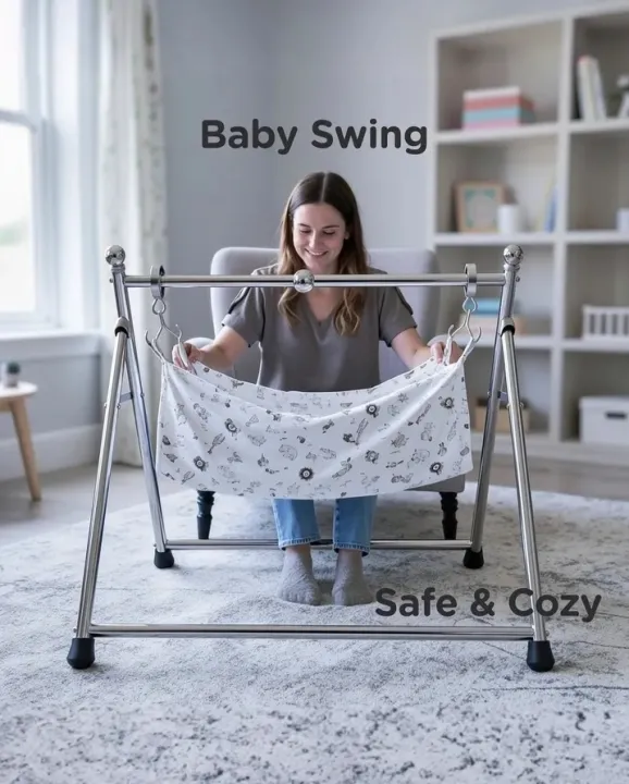 baby%20cradle%20swing%20steel%20stand%20with%20clothe%20for%20sleeping%20-%20Image%206