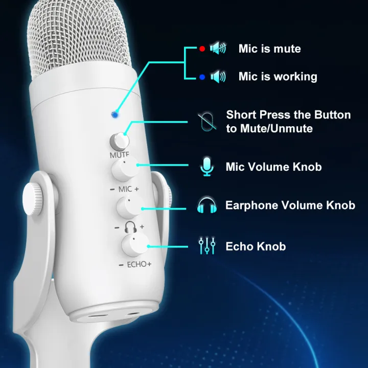 Professional%20White%20USB%20Condenser%20Microphone%20Studio%20Recording%20Mic%20for%20PC%20Computer%20Phone%20Gaming%20Streaming%20Podcast%20Vocals%20Youtube%20-%20Image%206