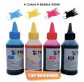 Epson Printer, HP inkjet Printer, Canon inkjet Printer, Best Quality Printer Refill Ink for HP, Canon, Epson 4 and 6 color x 100ml, 500ml bottles, Epson L805, L3110, L3210, L1800, T60, L360, L380, hp ink tank series, canon 1010, 1020. 