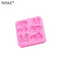 Butterfly knot flip candy chocolate silicone mold diy Large Small Butterfly cake decorating accessories clay drip silicone molds. 