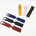 1 Piece Multi Colors Long Strip PU Luggage Tag Travel Accessories for Women or Men. 