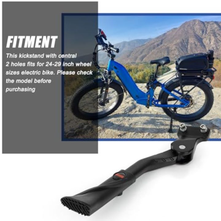 Bike%20Kickstand%2024"-29"%20Adjustable%20Non-Slip%20for%20Ebike%20Mountain%20Bike%20%20Bicycle%20with%202%20Holes%2040mm%20-%20Image%204
