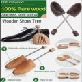 Shoe Tree Wooden Adjustable Shoe Supporter Spring Shoes Stretcher for Shoes Crease Protector. 