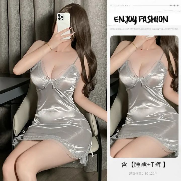Estanla%20Night%20Dress%20For%20Women%20and%20Girls%20All%20Season%20Spandex%20Fabric%20Sexy%20Babydoll%20Nightwear%20Multiple%20Color%20Model%20Code:%20TOP01%20-%20Image%203