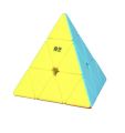 Pyramid Speed Cube, 3X3X3 Qiming Pyramid Speed Cube Triangle Cube Puzzle Magic Cube (Stickerless). 