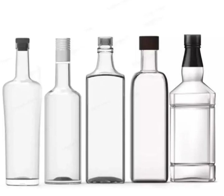 High Quality Stylish Glass Water Bottle - 1 Liter | Glass Bottle for Water | Glass Bottle Jar | Pre...