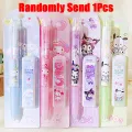 4Pcs Sanrio Mechanical Pencil 0.5mm Press Pencils Melody Kuromi Cinnamoroll Pochacco Pencil Office Students Stationery Gifts. 