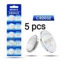 5PCS CMOS Battery  CR2032 3V Lithium 2032 Button Battery 3V. 