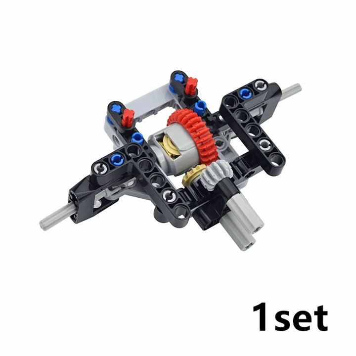 MOC%20Technology%20Assembles%20Cars%20Compatible%20with%20Lego%20style%20Particle%20Steering%20Belt%20Drive%20Integrated%20Structure%20Children's%20%20-%20Image%202
