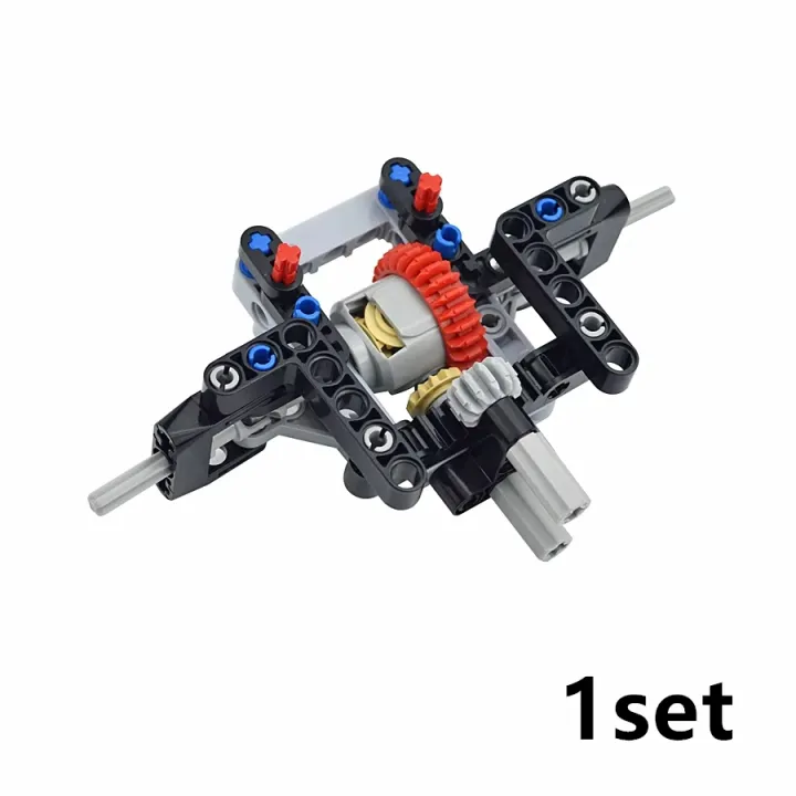 MOC%20Technology%20Assembles%20Cars%20Compatible%20with%20Lego%20style%20Particle%20Steering%20Belt%20Drive%20Integrated%20Structure%20Children's%20%20-%20Image%202
