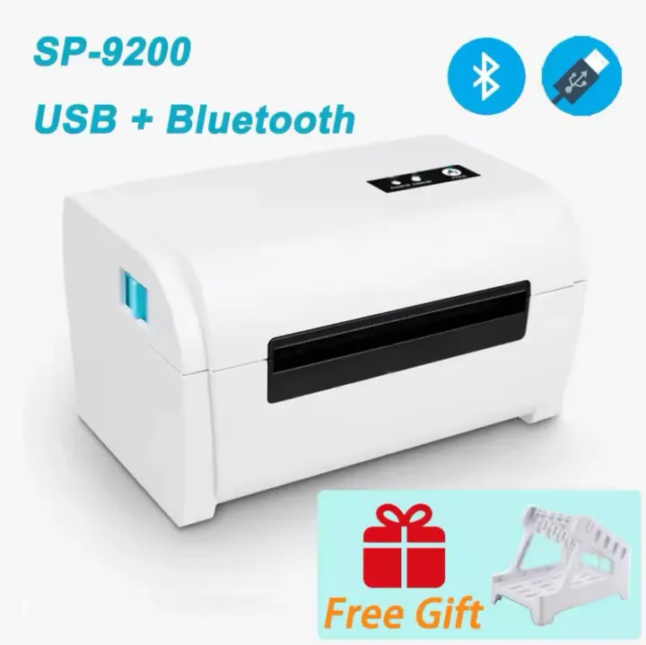 Thermal Barcode Label Shipping ePacket Printer Express Waybill Print USB Bluetooth Wifi Sticker Print width:40-110mm SP-9200 4x6
