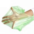 100Pcs Green Plastic Bag Disposable Vest Bag with Handle Kitchen Living Room Clean Food Packaging Supermarket Shopping Bag. 