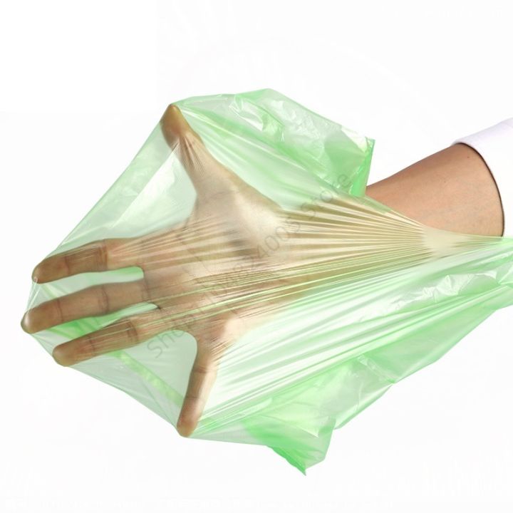 100Pcs%20Green%20Plastic%20Bag%20Disposable%20Vest%20Bag%20with%20Handle%20Kitchen%20Living%20Room%20Clean%20Food%20Packaging%20Supermarket%20Shopping%20Bag%20-%20Image%202