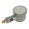 1pc M10*1.5 Ceramic Plate Round Small Burner with 3/8 Connector for Gas Heater Gas Boiler Deck Heater Repalcement Burner Part. 
