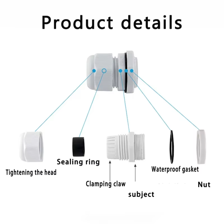 PG%20Series%20Waterproof%20Cable%20Gland%20Cable%20entry%20IP68%20White%20Black%20Nylon%20Plastic%20Connector%20PG7/9/11/16%20PG19/21/36/%20PG21/24/25/29%20-%20Image%202
