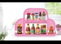 Wall Mounted Multi Purpose Rack - For Toiletries And Kitchen Groceries  Mix colour , home and kitchen accessories. 