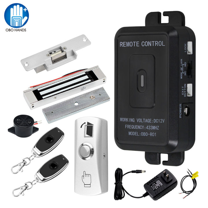 433mhz Door Wireless Access Controller System Kit Remote Control Unlock