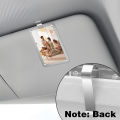 1pcs 2pcs Photo Car Visor Clip Photo Car Decoration Polaroid Photo for Car Couples Gift Valentine's Day gift Wallet Photo Holder. 