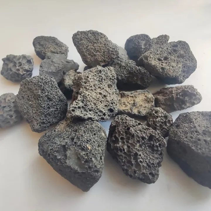Volcano Rocks Geode 100g/pack Natural Porous Volcanic Rock Original Stone Geode ...