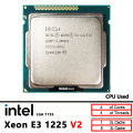 Intel Xeon E3 1225 V2 E3-1225V2 Used  3.2 GHz Quad-Core Quad-Thread  8M 77W CPU processor LGA 1155. 