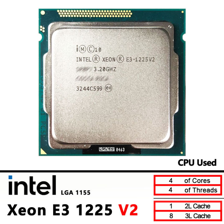 Intel%20Xeon%20E3%201225%20V2%20E3-1225V2%20Used%20%203.2%20GHz%20Quad-Core%20Quad-Thread%20%208M%2077W%20CPU%20processor%20LGA%201155%20-%20Image%202