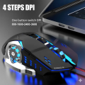 PRO Wired Gaming Mouse RGB with 3200dpi - Breathing LED USB Wired Optical Computer Mouse with 6 Buttons & Braided Wire including Side Buttons - Mouse with FREE Mouse Pad for laptop, PC, Gaming & Office Use by FunBug. 